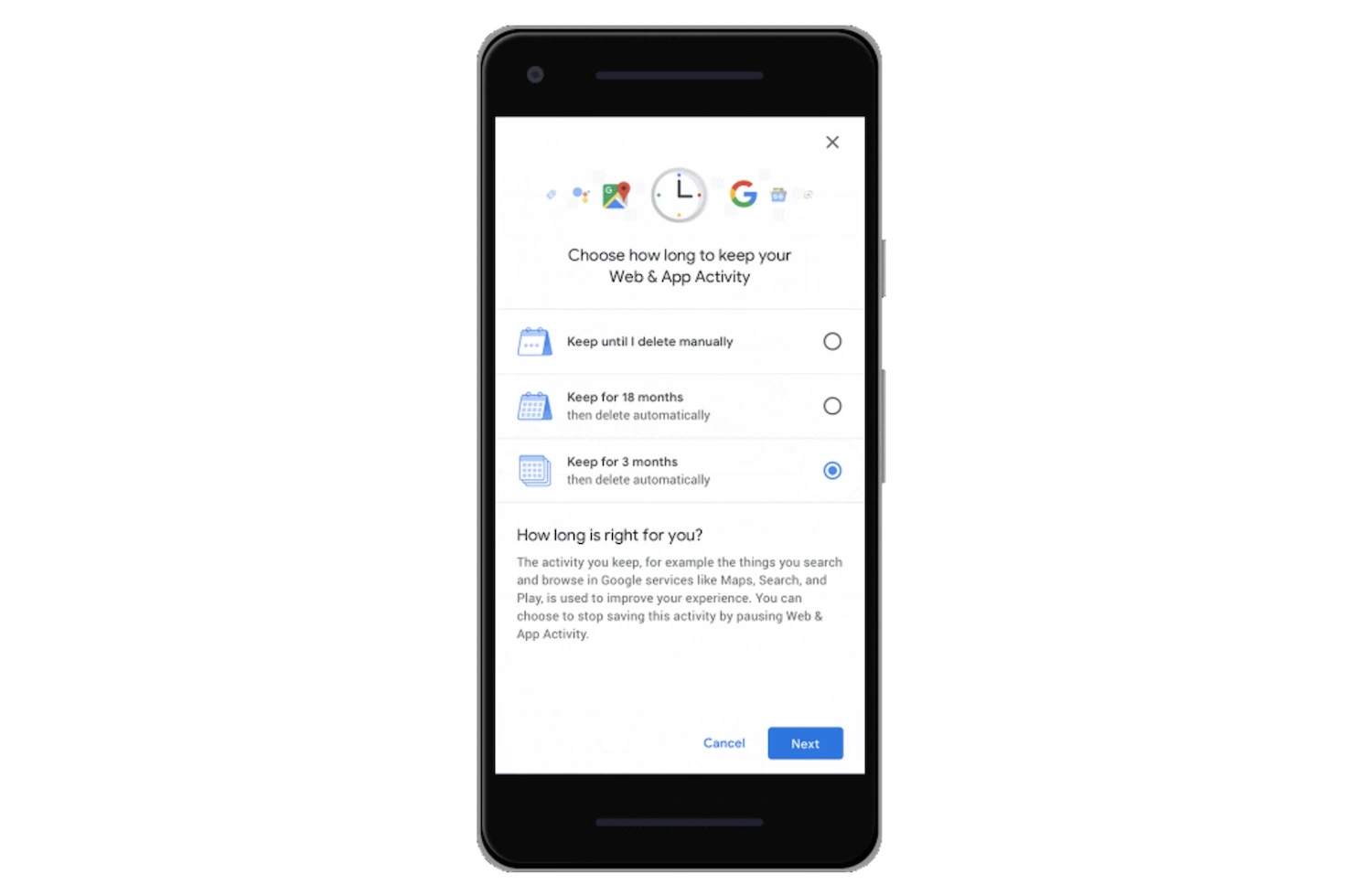 Google wprowadza automatyczne usuwanie historii lokalizacji i aktywności