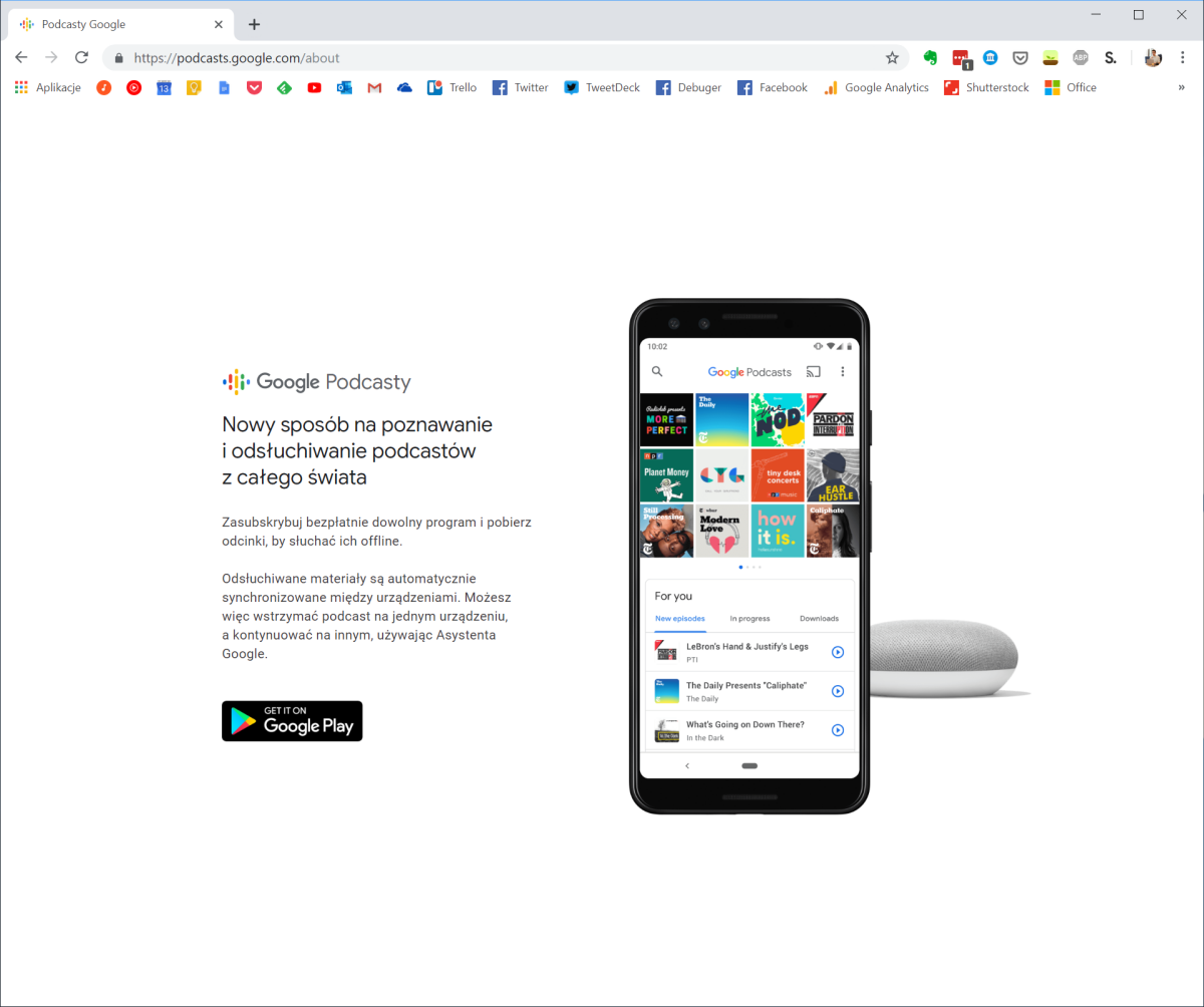Podcasty Google w przeglądarce class="wp-image-935567" 