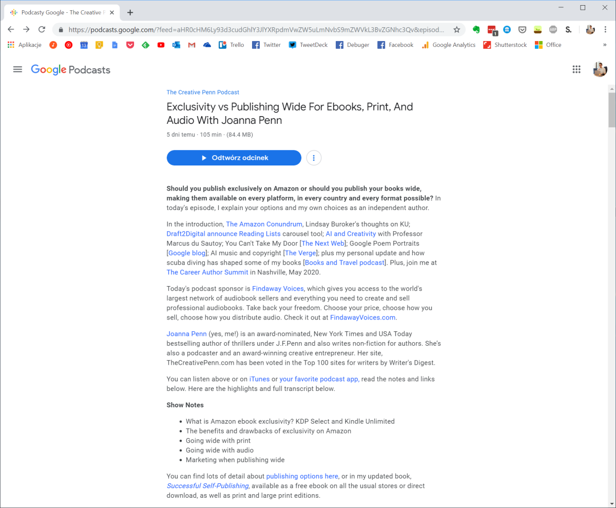 Podcasty Google w przeglądarce class="wp-image-935570" 