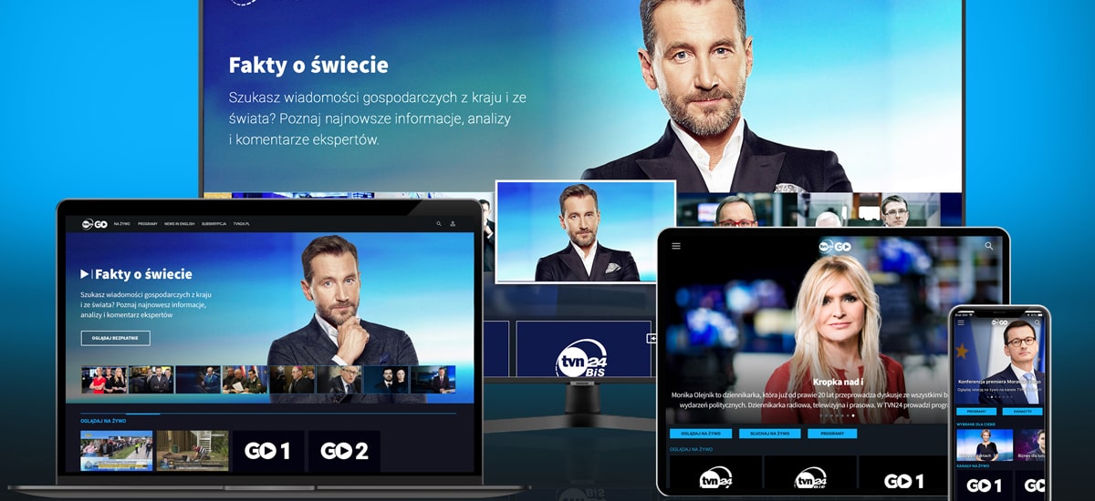 Działa już TVN24 Go sersis streamingowy z faktami