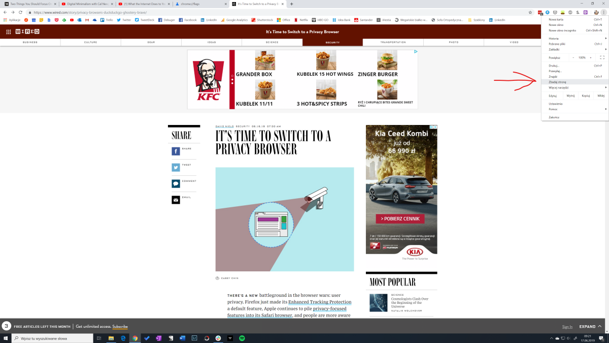 Tryb czytania Google Chrome class="wp-image-956522" 