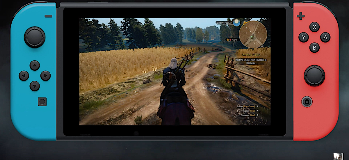 Wiedźmin 3 na Nintendo Switch bez ściemy - zwiastun i gameplay