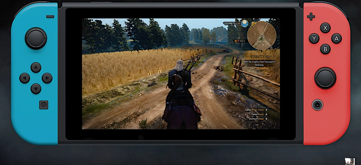Wiedźmin 3 na Nintendo Switch bez ściemy - zwiastun i gameplay