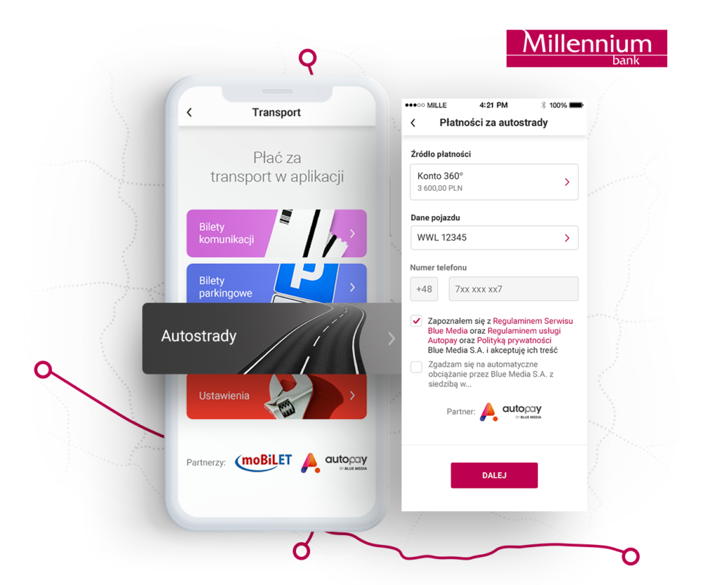 aplikacja mobilna Banku Millennium Autopay class="wp-image-983734" 
