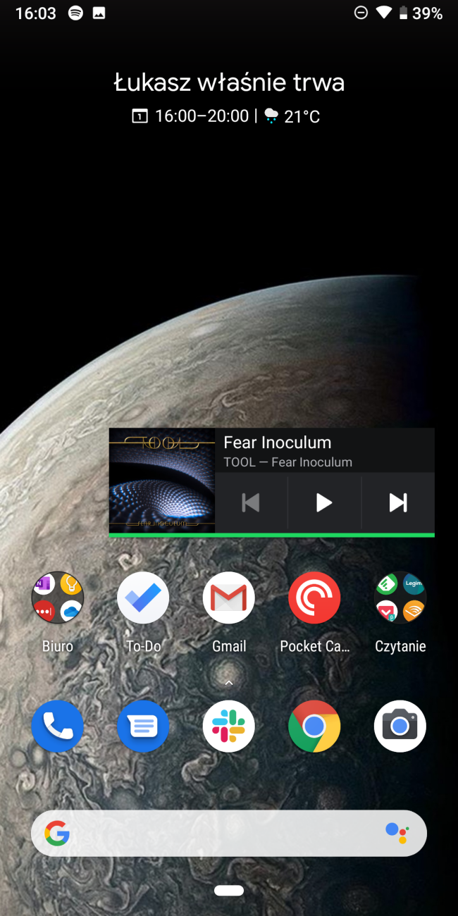 Spotify widget na Androida class="wp-image-986943" 
