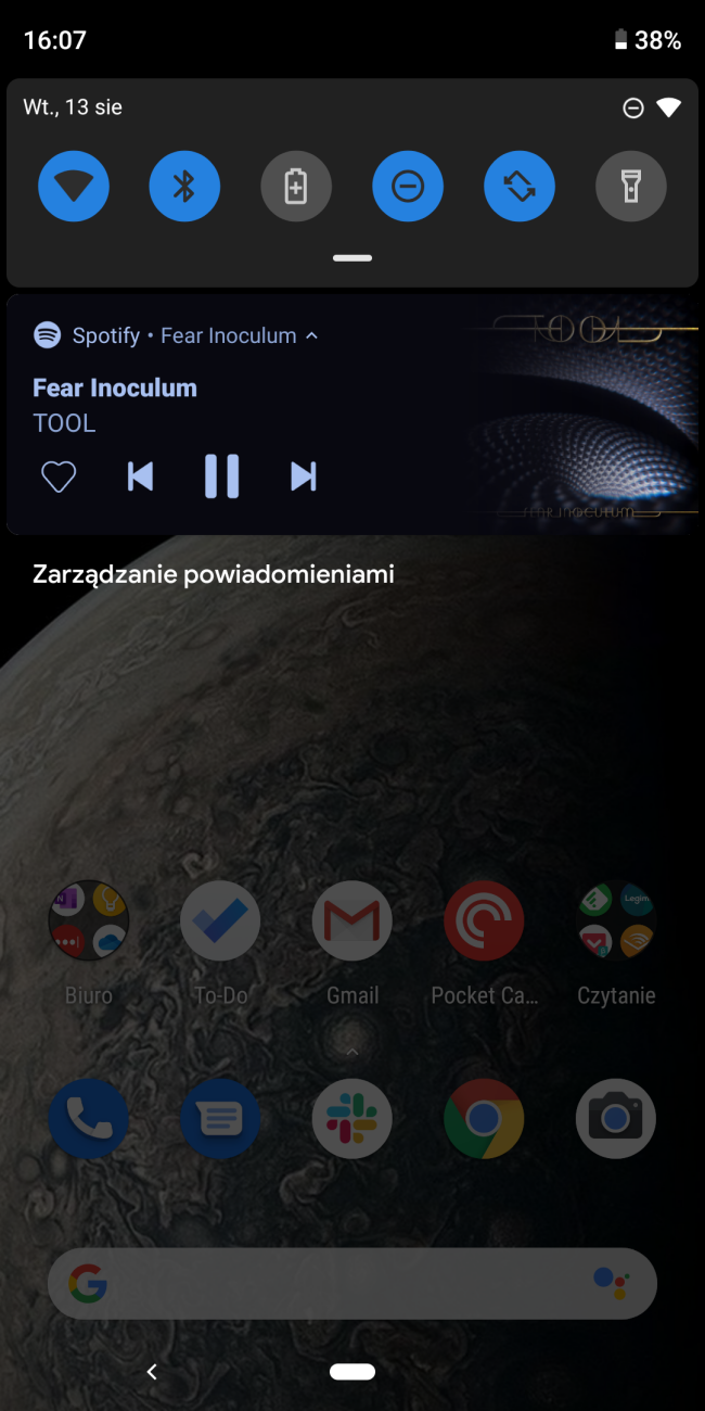 Spotify widget na Androida class="wp-image-986949" 