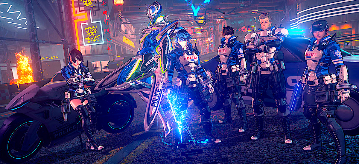 Recenzja Astral Chain - policja walczy o przetrwanie ludzkiego gatunku