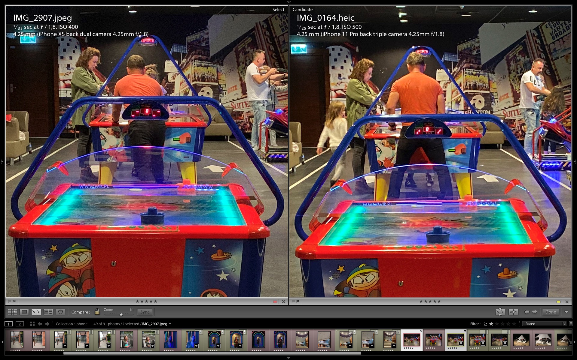 iphone 11 pro vs iphone xs aparat 