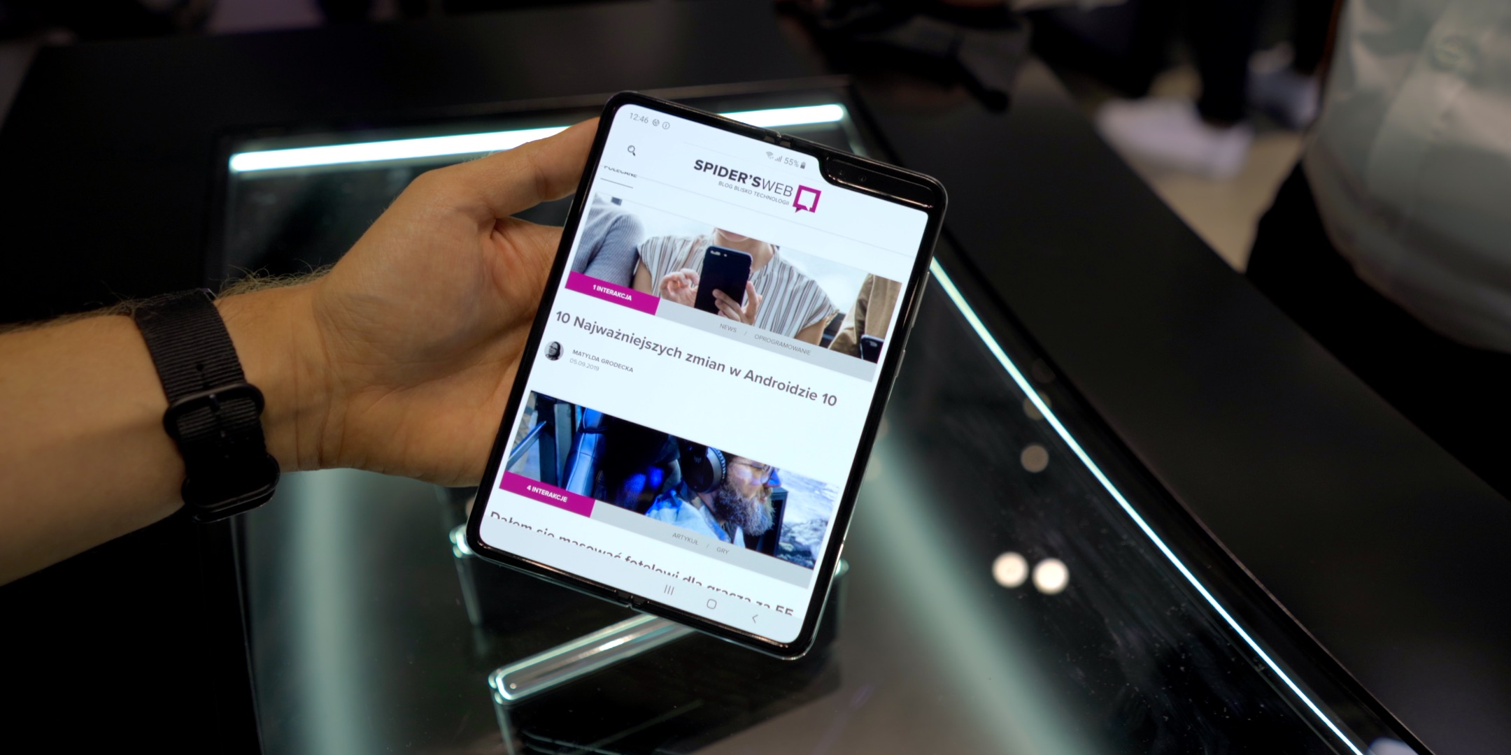 samaung galaxy fold pierwsze wrażenia