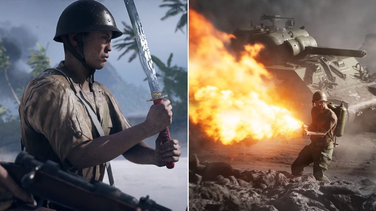 battlefield v rozdział 5 bitwa na pacyfiku aktualizacja usa japonia 