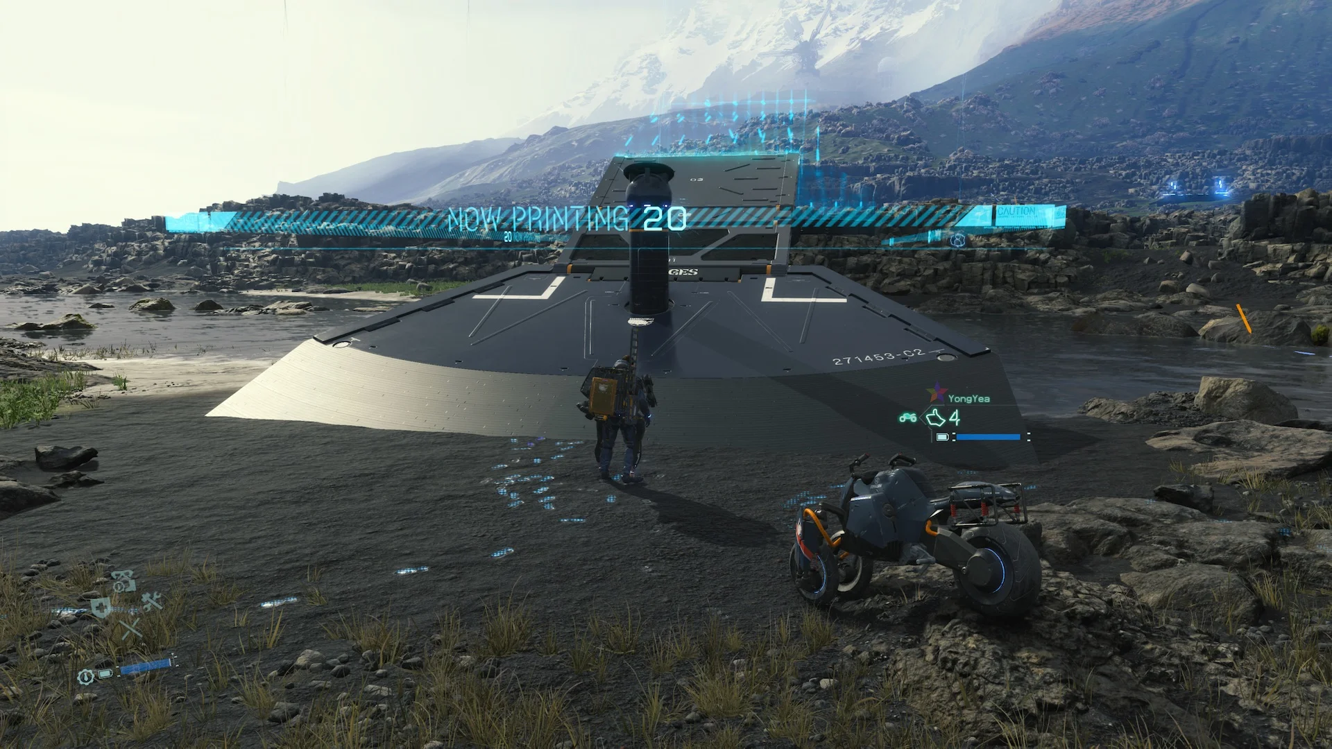 Death Stranding recenzja screenshot PS4 class="wp-image-1031267" 