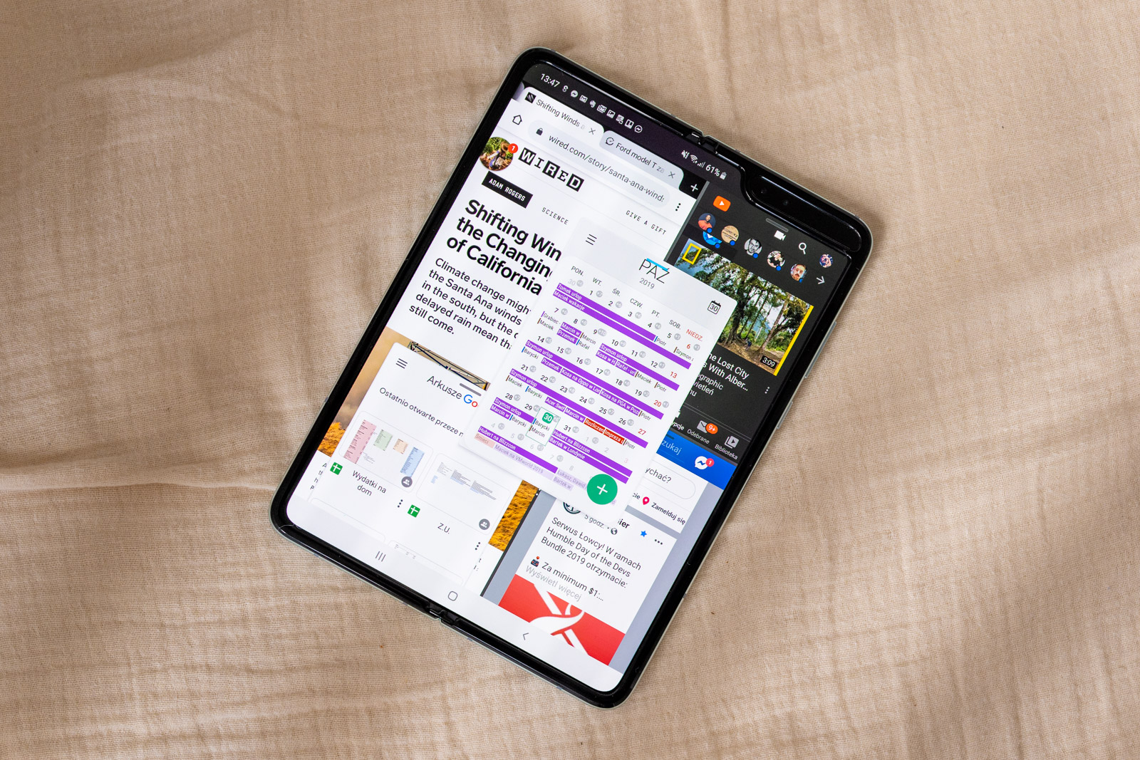 samsung galaxy fold jako tablet 