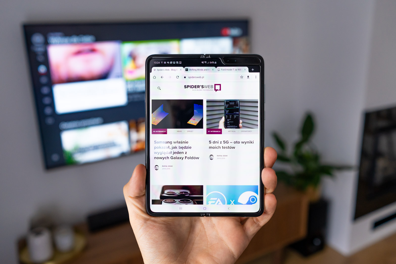 samsung galaxy fold jako tablet 