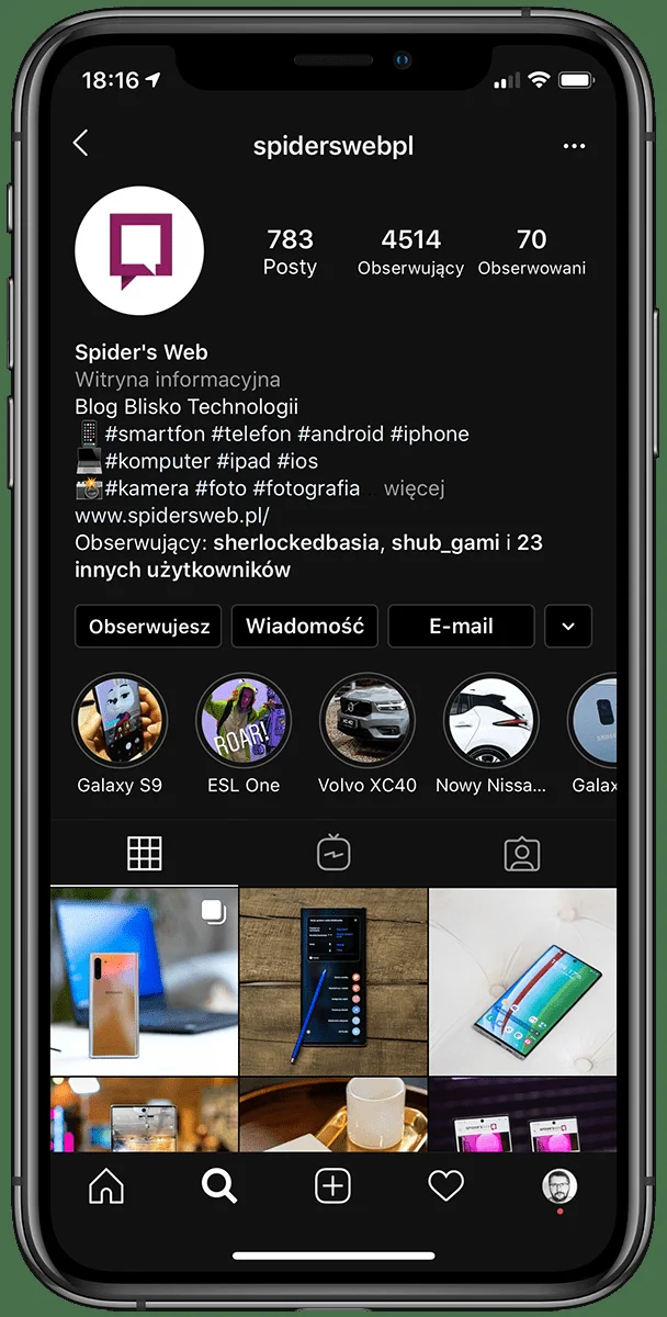 Ciemny motyw Instagrama gdzie włączyć? class="wp-image-1016630"