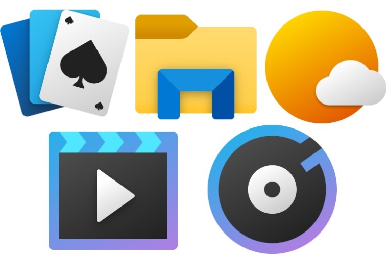windows 10x nowe ikony 