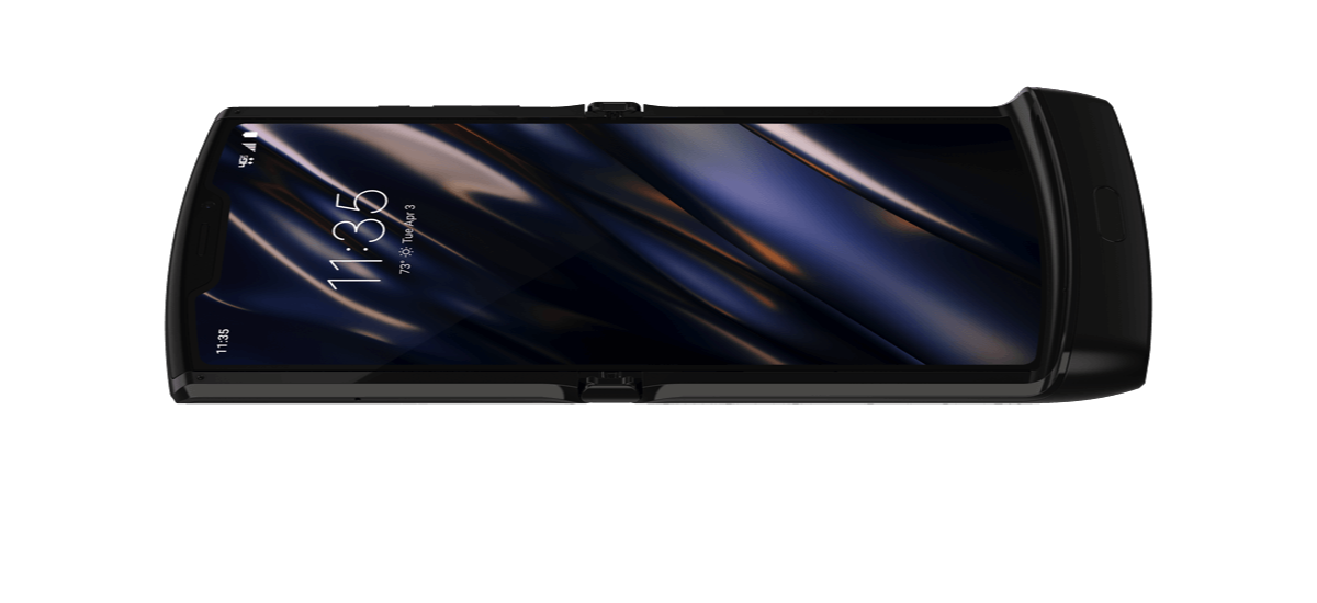 Oto Motorola Razr z klapką i składanym ekranem. Wygląda jak V3 z 2004