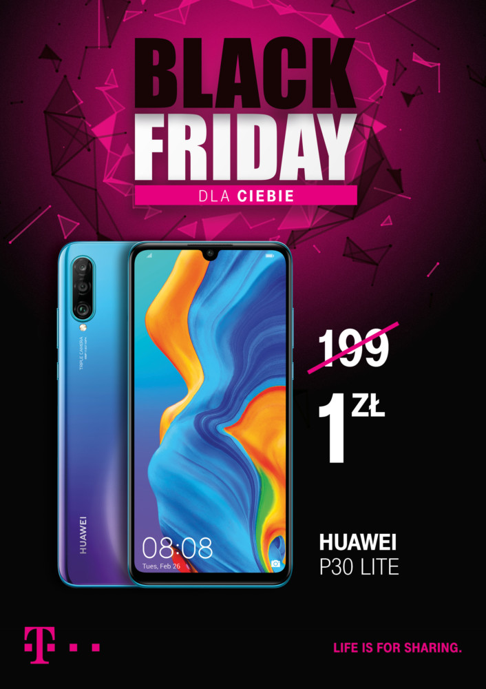 t-mobile black friday 2019 3 huawei p30 lite 