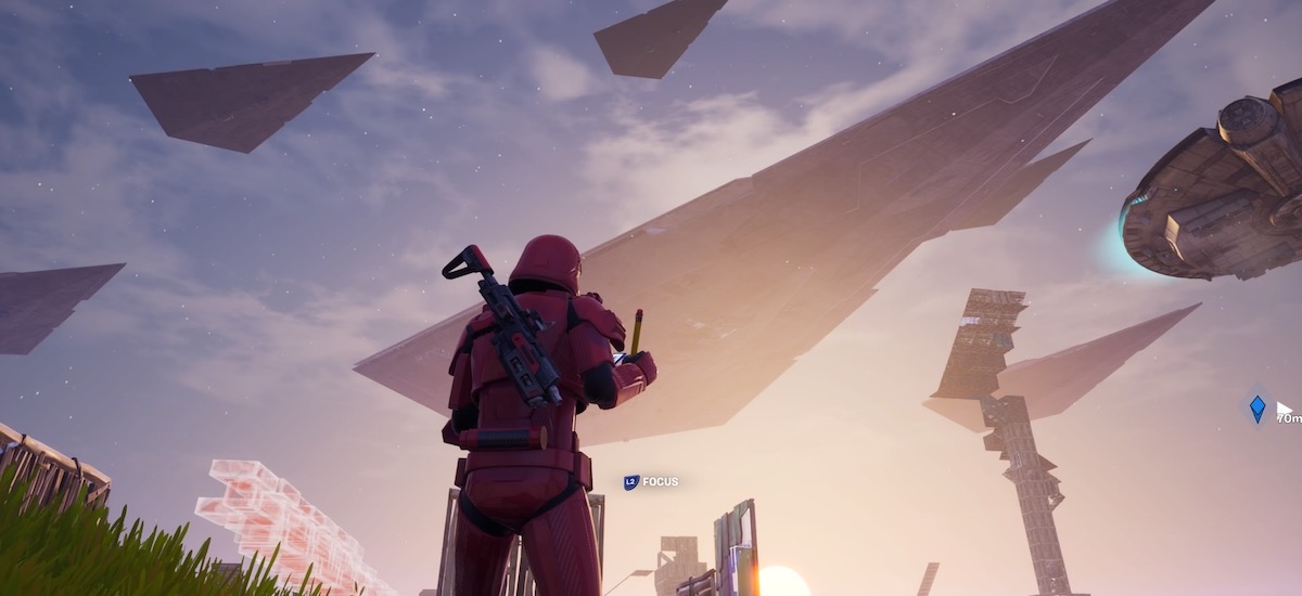 Wziąłem udział w wydarzeniu Star Wars wewnątrz Fortnite