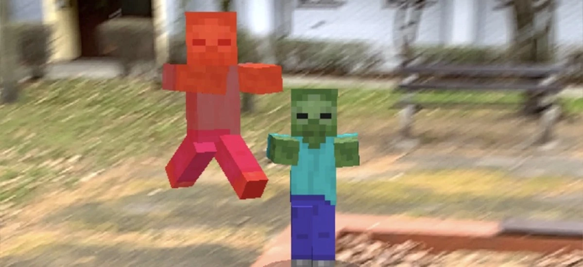 Zombie z Minecraft Earth dopadły mnie pod własnym domem
