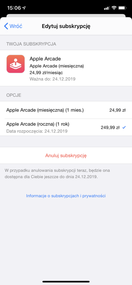 Teraz za Apple Arcade można zapłacić 249,99 zł za rok z góry 