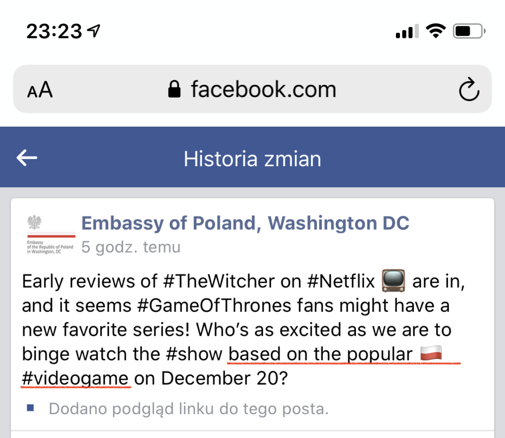 wiedźmin ambasada sapkowski serial the witcher netflix gry cd projekt red 