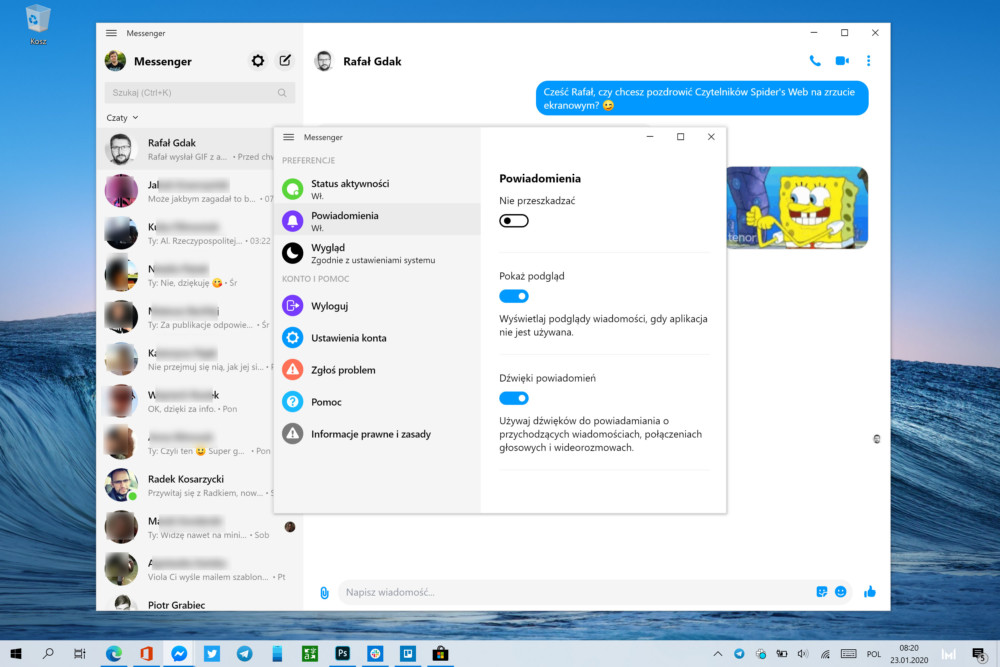 facebook messenger windows 