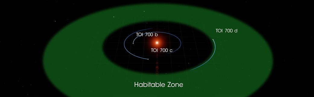Orbita planety TOI 700 d class="wp-image-1067022"