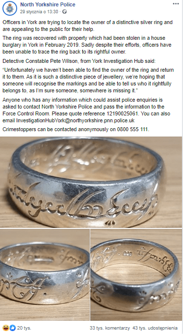 Sauron poszukiwany przez policję class="wp-image-1079901" 