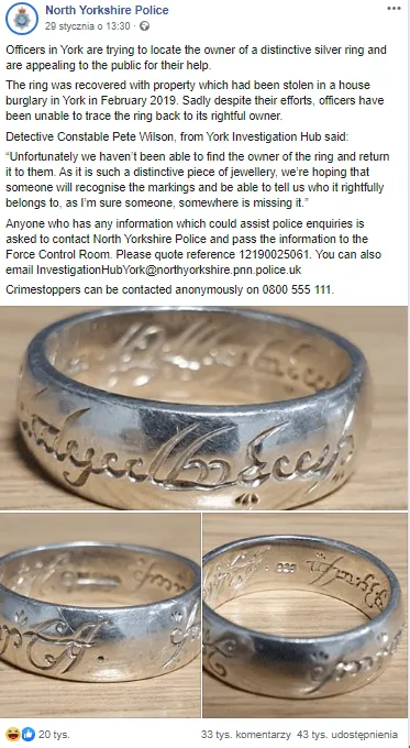 Sauron poszukiwany przez policję class="wp-image-1079901" 