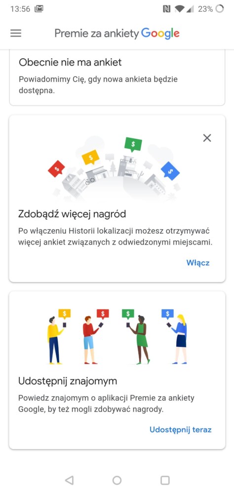 Jak zarabiać na wypełnianiu ankiet Google class="wp-image-1074690"