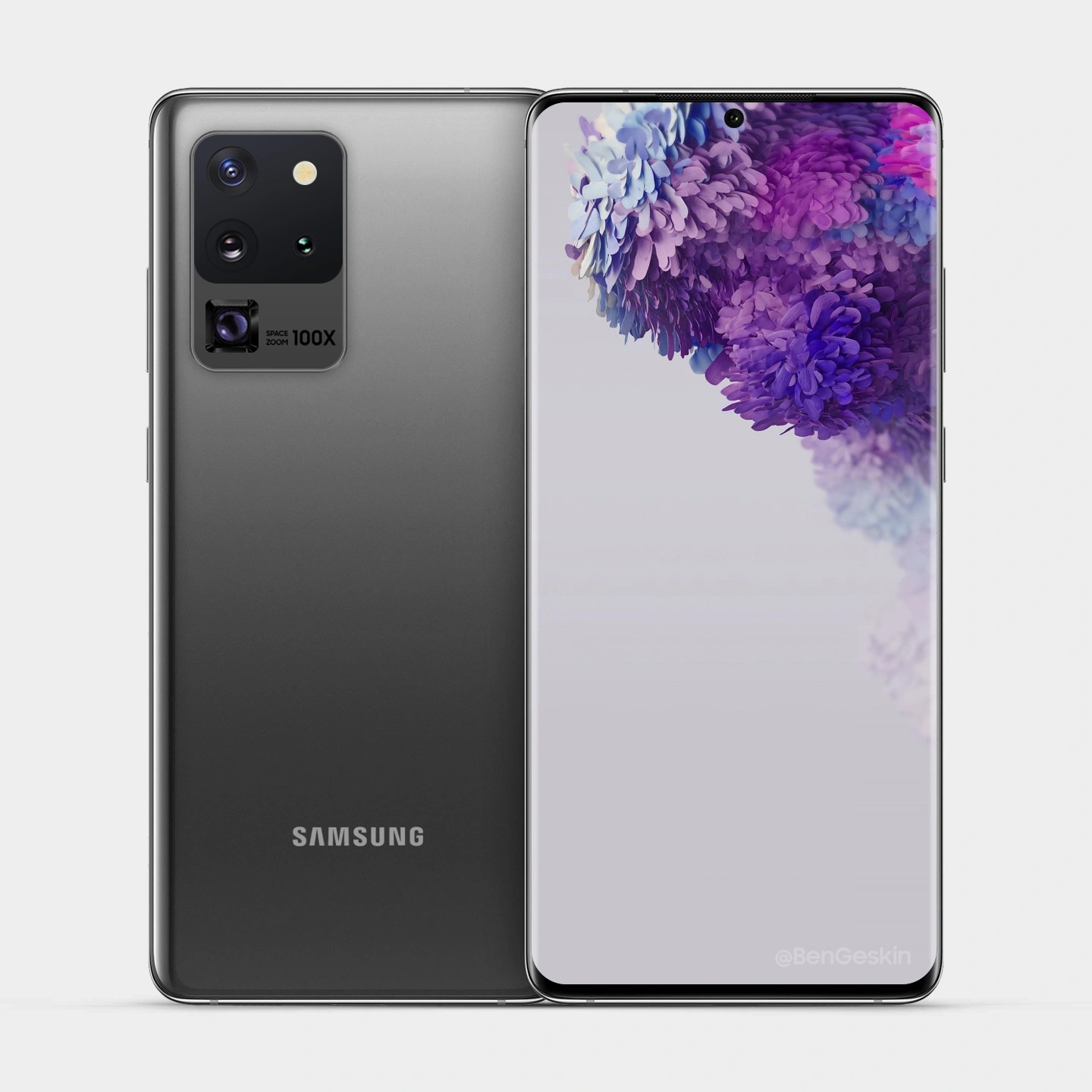 Samsung Galaxy S20 Ultra na oficjalnych renderach. Wygląd i cena