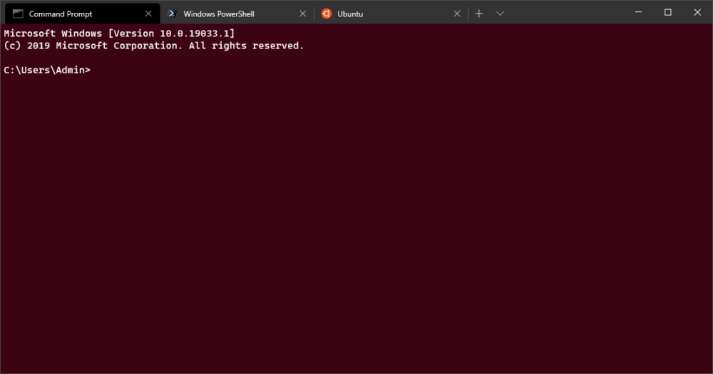 windows terminal crt 
