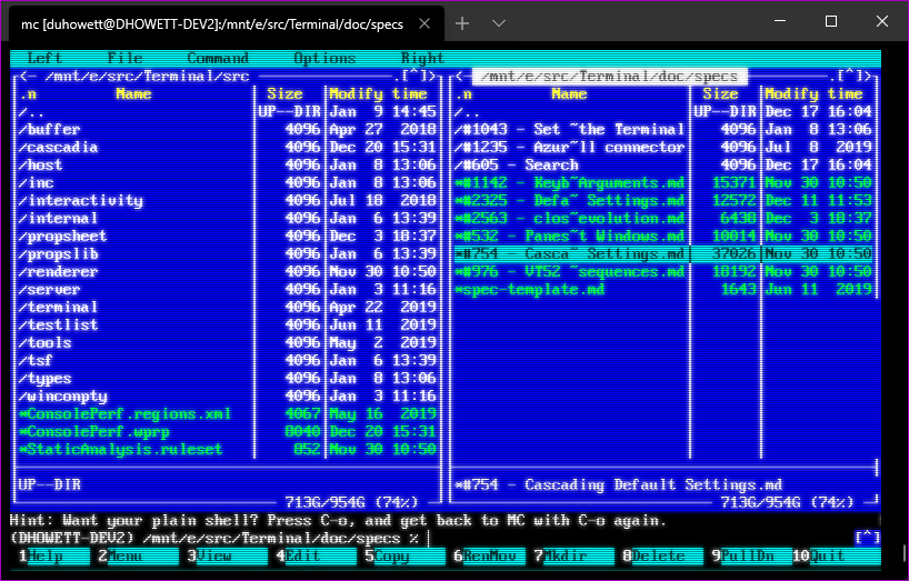 windows terminal crt 