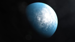Wizja artystyczna przedstawiająca planetę TOI 700 d class="wp-image-1067016"