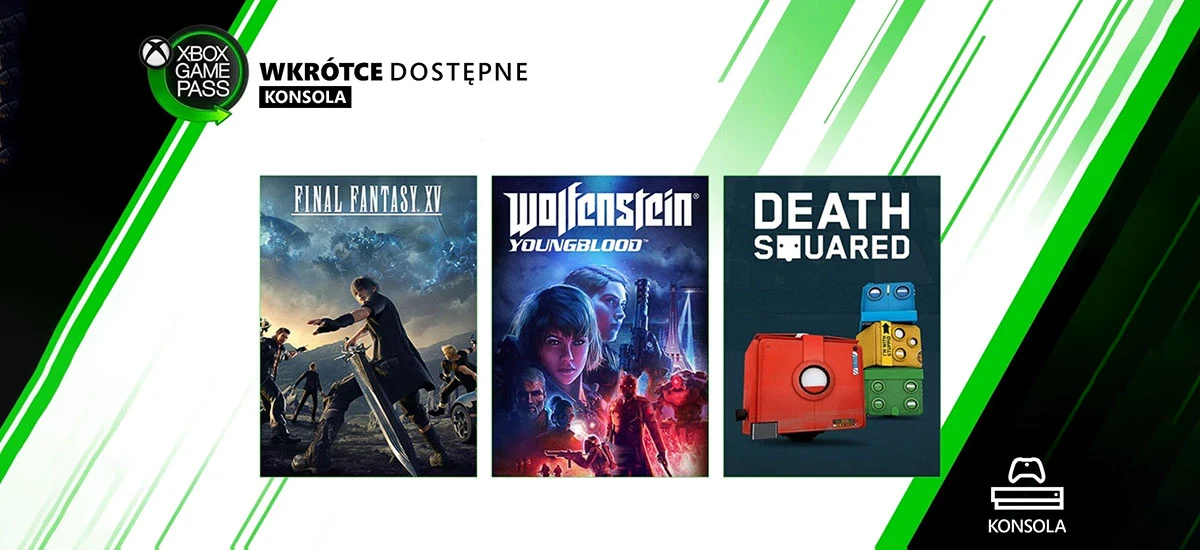 final fantasy xv wolfenstein: youngblood xbox game pass