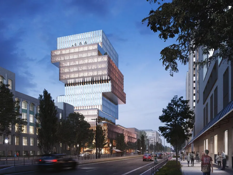 Ekologiczna jenga, czyli pionowy kampus na Uniwersytecie Bostońskim już w 2022 roku