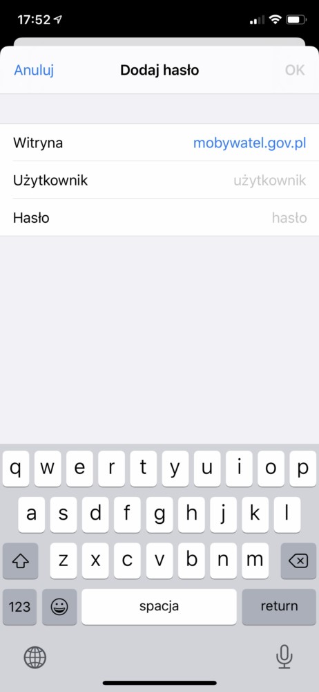 mobywatel iphone aplikacja logowania bez hasla touch id face id jak ustawic class="wp-image-1088697" 