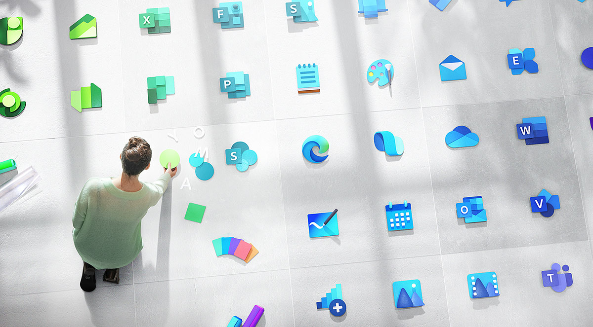 Nowe ikony windows 10 fluent design