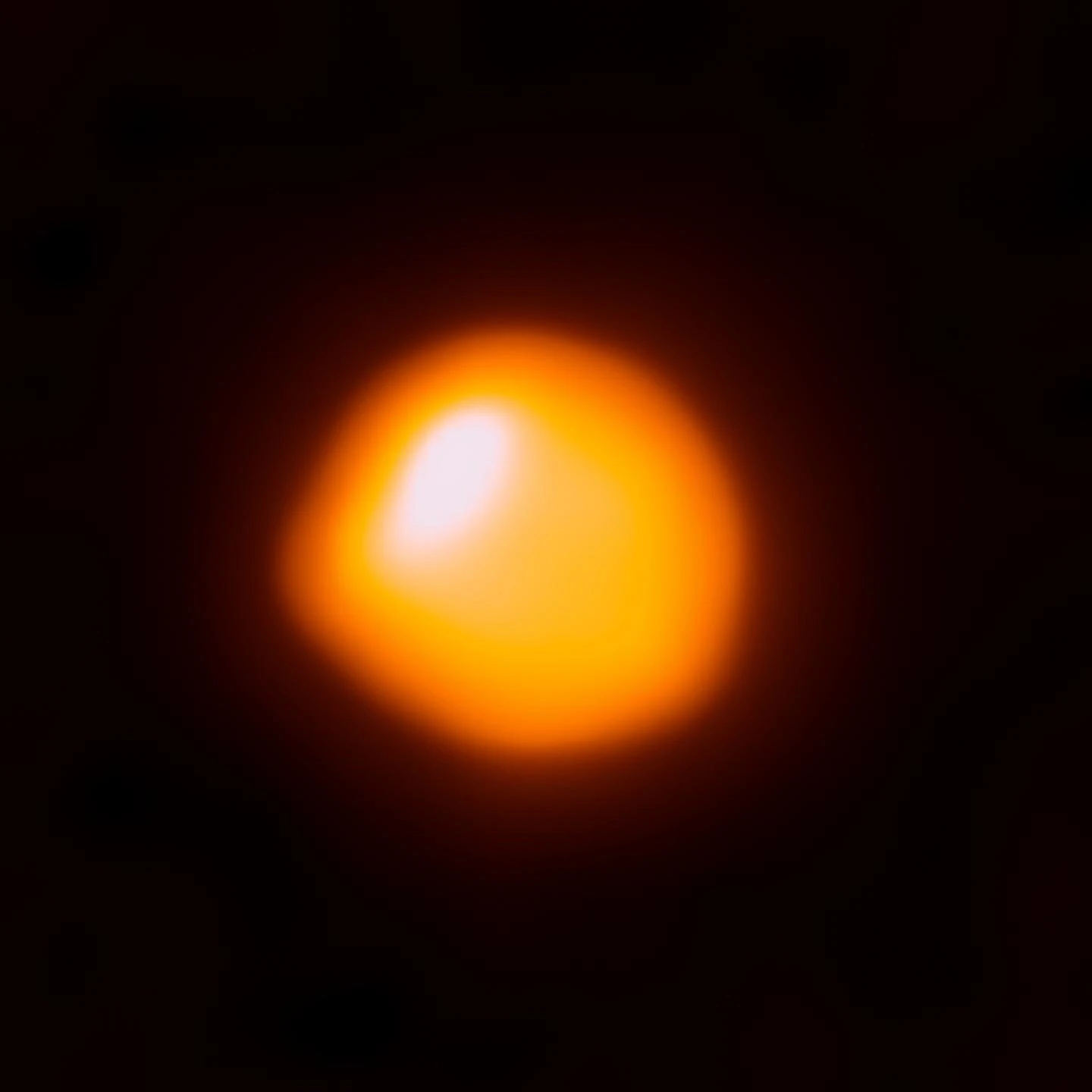 Betelgeza schowała się za obłokiem pyłu