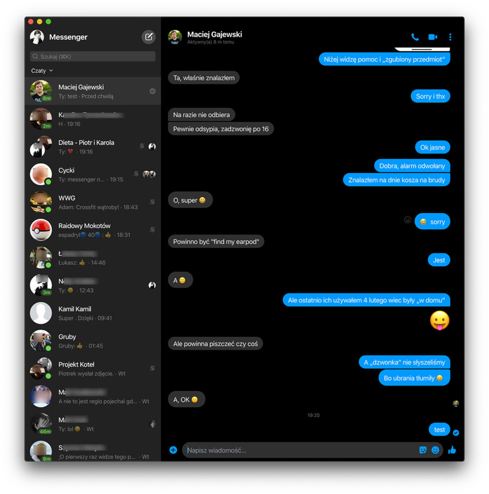 messenger macos 