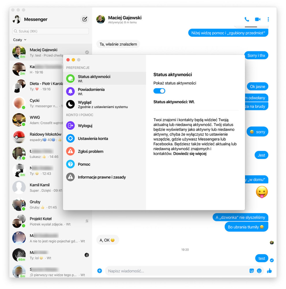 messenger macos 