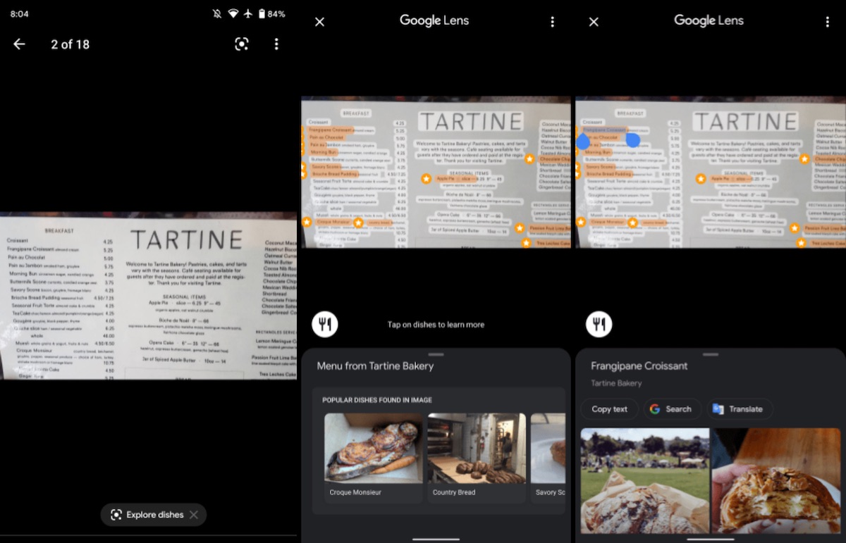 google maps google lens 