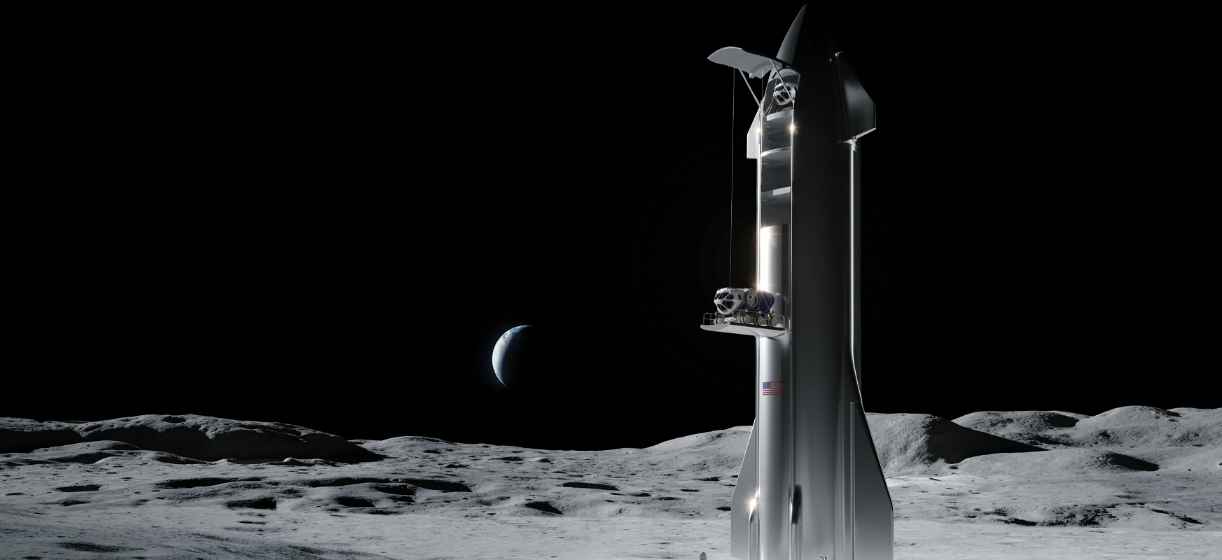 SpaceX na razie nie może budować lądownika księżycowego. Rozstrzygnięcie przetargu niepewne