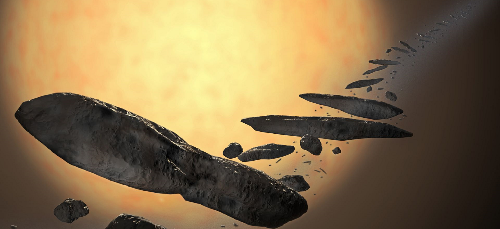 'Oumuamua miała burzliwą przeszłość. Za bardzo zbliżyła się do gwiazdy