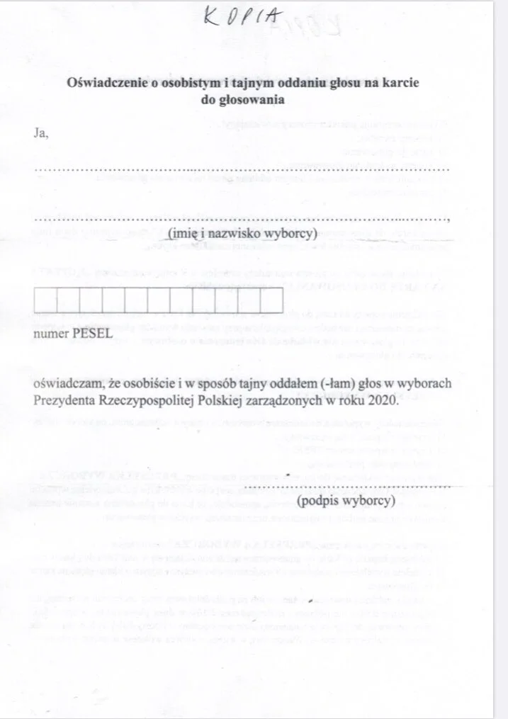 poczta polska wybory korespondencyjne pakiet do glosowania karta wyborcza oswiadczenie 2 class="wp-image-1137997"