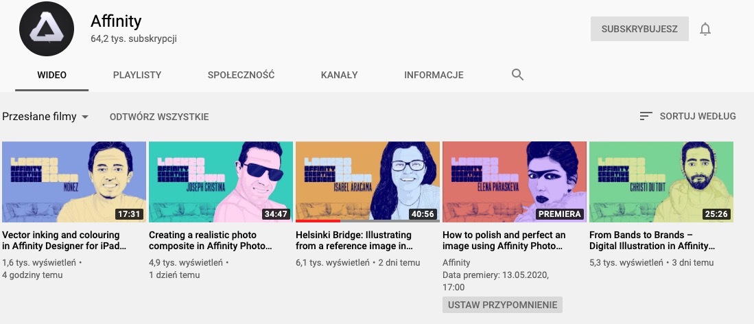 Chcesz nauczyć się programów Affinity? Rusza miesiąc darmowych tutoriali class="wp-image-1145455" 