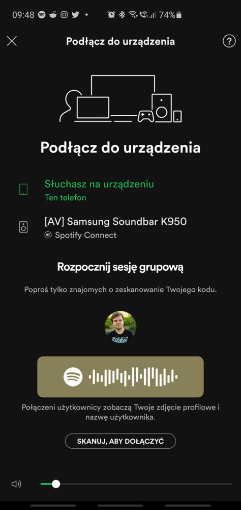 spotify sesje grupowe 