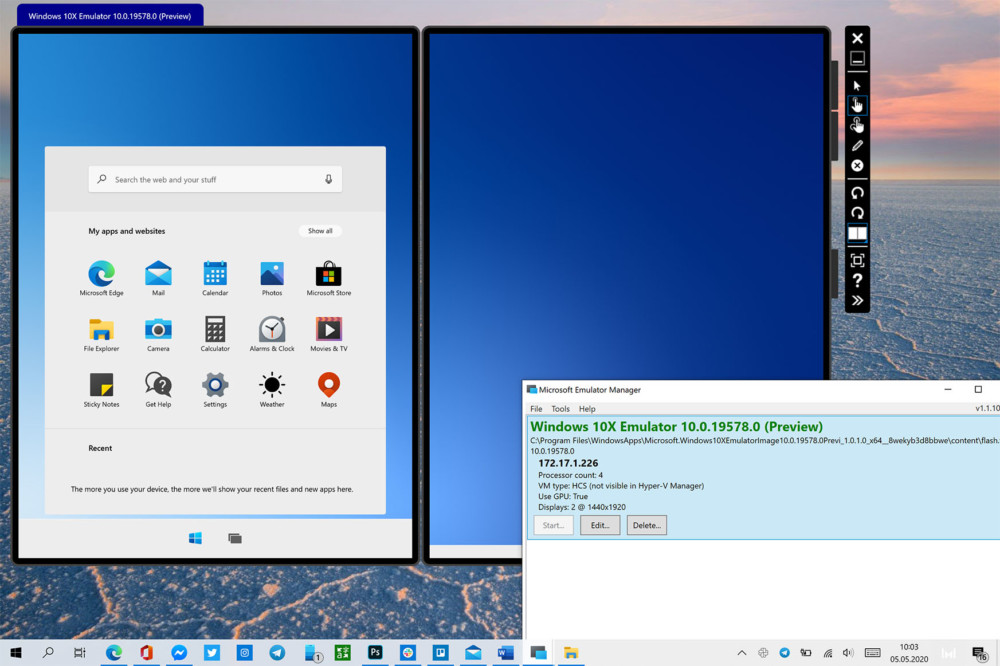 windows 10x dla notebooków 