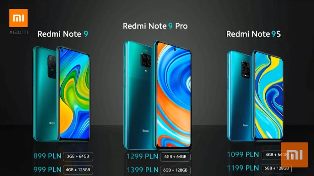 xiaomi redmi note 9 3 ceny 