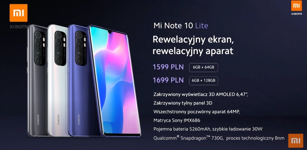 xiaomi xiaomi mi note 10 lite 2 